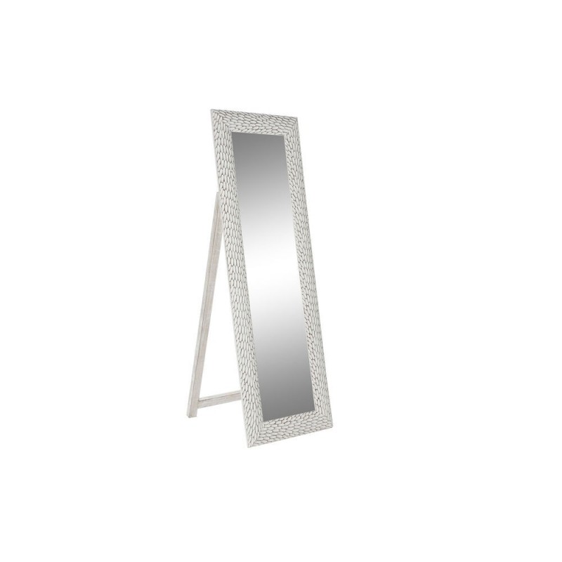 Free-standing mirror DKD Home Decor White Mango wood MDF Cottage wood (51 x 6 x 182 cm) - Article for the home at wholesale prices