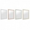 Wall mirror DKD Home Decor Glass Rose Green Polystyrene (60 x 2 x 86 cm) (4 pcs) - Article for the home at wholesale prices
