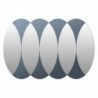 Miroir mural DKD Home Decor Verre Cercles (120 x 2 x 80 cm) - Article pour la maison à prix grossiste Miroir mural DKD Home Decor Verre Cercles (120 x 2 x 80 cm) - Article pour la maison à prix grossiste