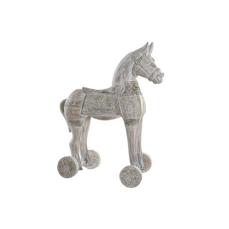 Decorative Figurine DKD Home Decor Iron Horse Aged Finish (42 x 22 x 49 cm) - Article for the home at wholesale prices