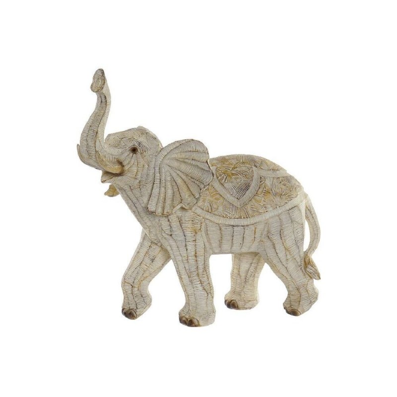 DKD Home Decor Resin Elephant decorative figurine (33.5 x 17 x 35 cm) - Article for the home at wholesale prices