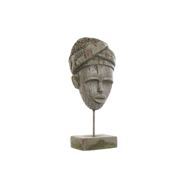 Figurine Décorative DKD Home Decor Fibre de Verre Métal Africaine (20 x 12 x 55 cm) - Article pour la maison à prix grossiste