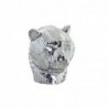 Decorative Figurine DKD Home Decor Silver Leopard Resin (31 x 27 x 32 cm) - Article for the home at wholesale prices