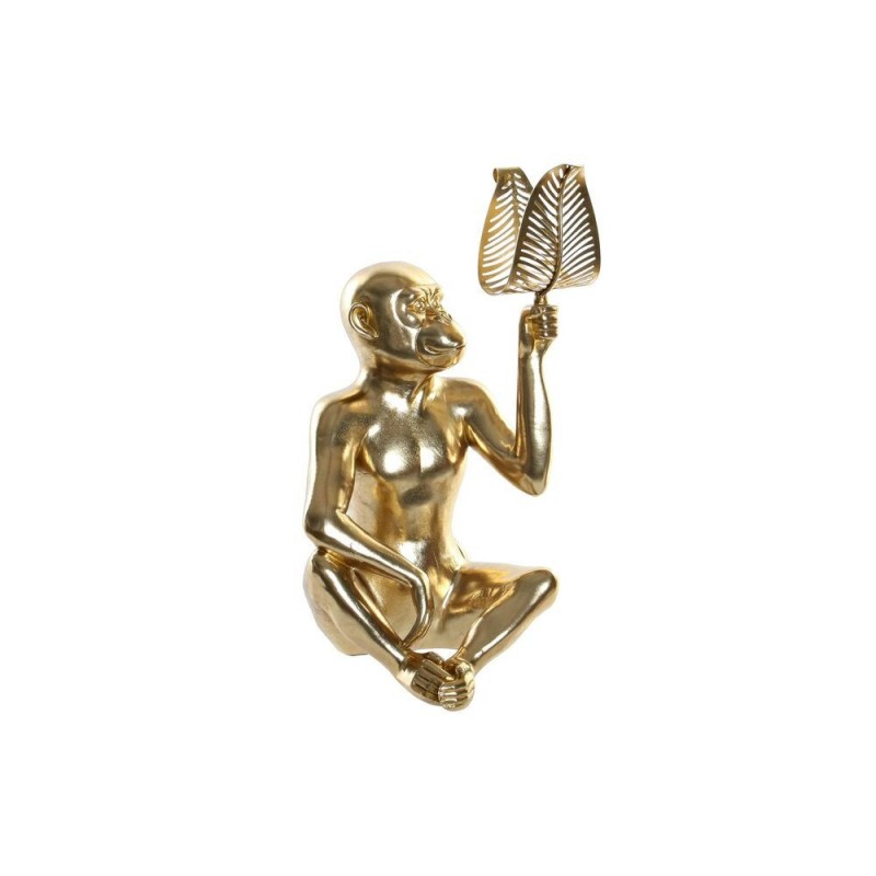 Figurine Décorative DKD Home Decor Doré Résine Singe (27 x 25 x 43.5 cm) à prix grossiste - Article pour la maison à prix de gros