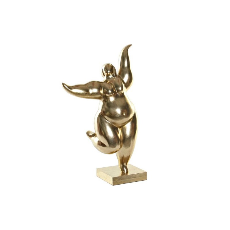 Decorative Figurine DKD Home Decor Gold Resin (32.5 x 18.5 x 52.5 cm) - Article for the home at wholesale prices