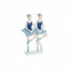 Figurine Décorative DKD Home Decor Bleu Résine (14 x 7.5 x 20.5 cm) - Article pour la maison à prix grossiste