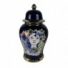 Vase DKD Home Decor Porcelaine Noir Shabby Chic (22 x 22 x 42 cm) - Article for the home at wholesale prices