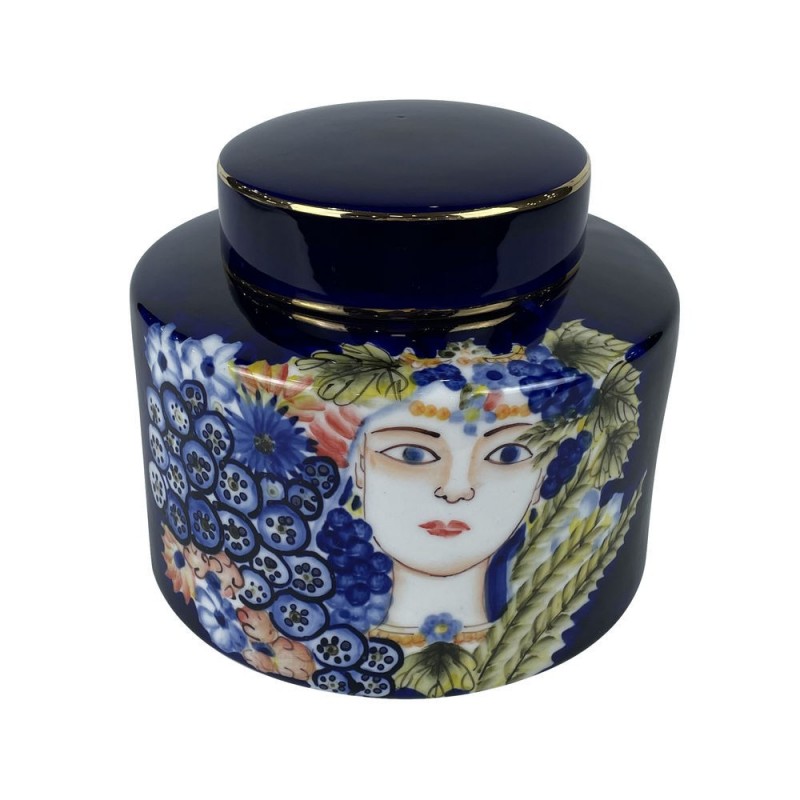 Vase DKD Home Decor Porcelaine Noir Shabby Chic (17 x 17 x 16 cm) à prix grossiste - Article pour la maison à prix de gros