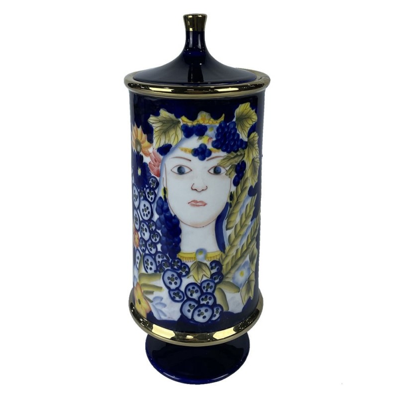Vase DKD Home Decor Porcelaine Noir Shabby Chic (15 x 15 x 38 cm) - Article pour la maison à prix grossiste