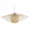 Hanging lamp DKD Home Decor Bambou Chapeau (55 x 55 x 19 cm) - Article for the home at wholesale prices