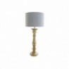 Lampe de bureau DKD Home Decor Polyester Bois de manguier 250 V 60 W (30 x 30 x 69.5 cm) - Article pour la maison à prix grossiste