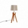 Lampe de bureau DKD Home Decor Marron Beige Polyester Bois 220 V 50 W - Article pour la maison à prix de gros Lampe de bureau DKD Home Decor Marron Beige Polyester Bois 220 V 50 W - Article pour la maison à prix de gros