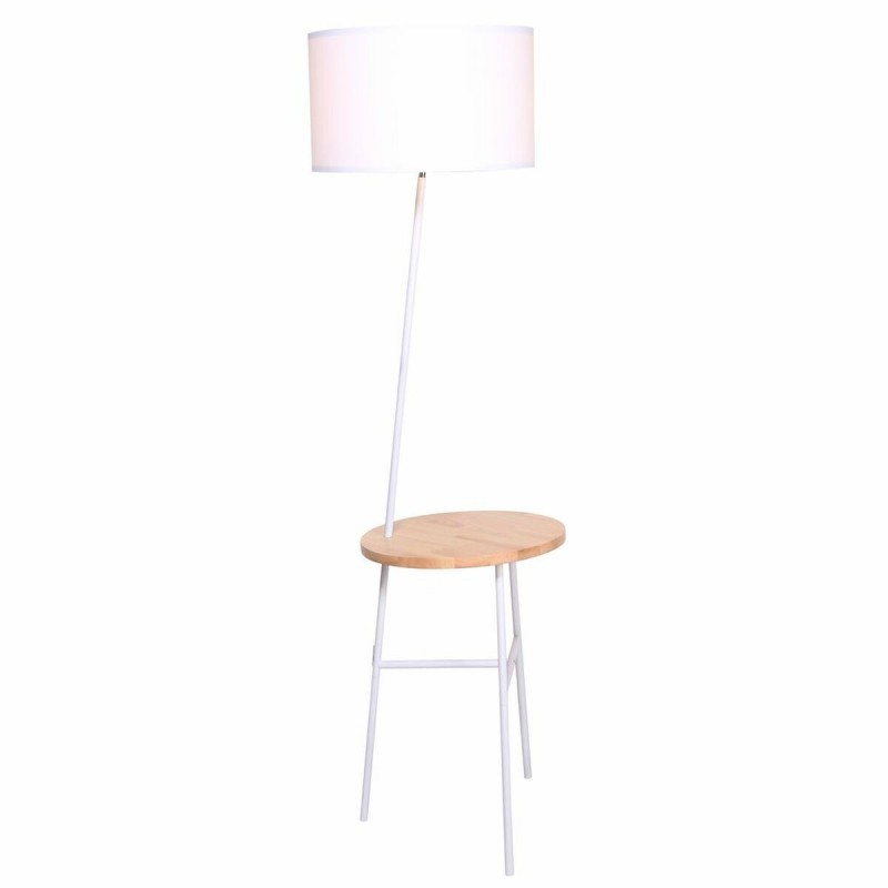 Floor lamp DKD Home Decor White Brown Polyester Metal Pine (40 x 65 x 152 cm) - Article for the home at wholesale prices