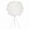 Desk lamp DKD Home Decor White Metal Feather (42 x 42 x 60 cm) - Article for the home at wholesale prices