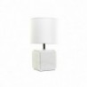 Desk lamp DKD Home Decor White Polyester Metal Marble 220 V Gold 50 W (20 x 20 x 34 cm) - Article for the home at wholesale prices