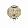 Lampe de bureau DKD Home Decor Noir Métal Marron Bambou (36 x 36 x 37 cm) - Article pour la maison à prix grossiste