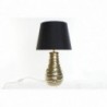 Lampe de bureau DKD Home Decor Noir Lin Cire Doré (38 x 38 x 65 cm) - Article pour la maison à prix grossiste