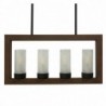 Suspension DKD Home Decor Marron Aluminium Verre (52 x 6 x 26 cm) - Article pour la maison à prix grossiste Suspension DKD Home Decor Marron Aluminium Verre (52 x 6 x 26 cm) - Article pour la maison à prix grossiste