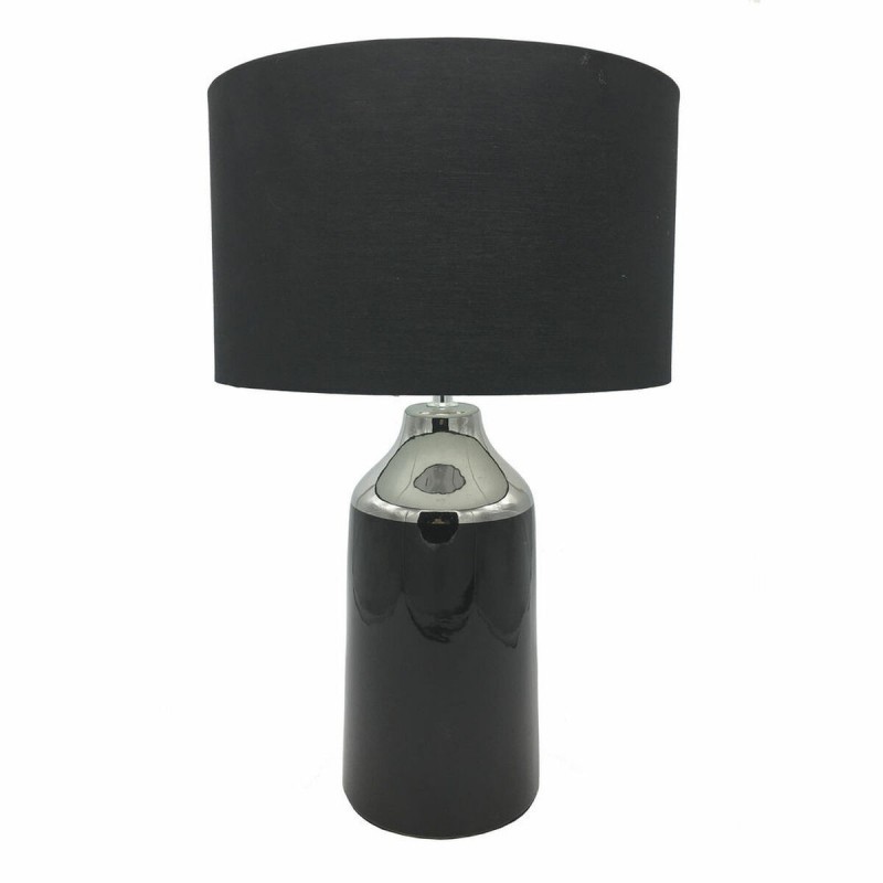 Desk lamp DKD Home Decor Black Polyester Silver Sandstone (32 x 32 x 52 cm) - Article for the home at wholesale prices