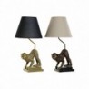 Desk lamp DKD Home Decor Black Beige Gold Metal Resin Monkey (32.5 x 30 x 60 cm) (2 pcs) - Article for the home at wholesale prices