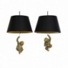 Suspension DKD Home Decor Doré Résine 220 V 50 W Singe (35.5 x 35.5 x 51 cm) (2 pcs) - Article pour la maison à prix grossiste