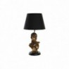 Desk lamp DKD Home Decor Black Gold Polyester African resin (31 x 31 x 58 cm) - Article for the home at wholesale prices