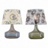 Lampe de bureau DKD Home Decor Verre Polyester Fleurs (28 x 28 x 38 cm) (2 pcs) - Article pour la maison à prix de gros