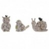 Figurine Décorative DKD Home Decor Naturel Rose Résine animaux (20.5 x 10 x 17 cm) (3 pcs) - Article pour la maison à prix de gros Figurine Décorative DKD Home Decor Naturel Rose Résine animaux (20.5 x 10 x 17 cm) (3 pcs) - Article pour la maison à prix de gros