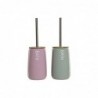 Toilet brush DKD Home Decor Bamboo Dolomite (2 pcs) (12 x 12 x 38.5 cm) - Article for the home at wholesale prices