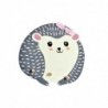Coat rack DKD Home Decor White Grey Wood MDF Hedgehog (30 x 4.5 x 30 cm) - Article for the home at wholesale prices