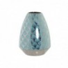 Vase DKD Home Decor Turquoise Porcelaine Oriental (18 x 18 x 24 cm) - Article pour la maison à prix grossiste