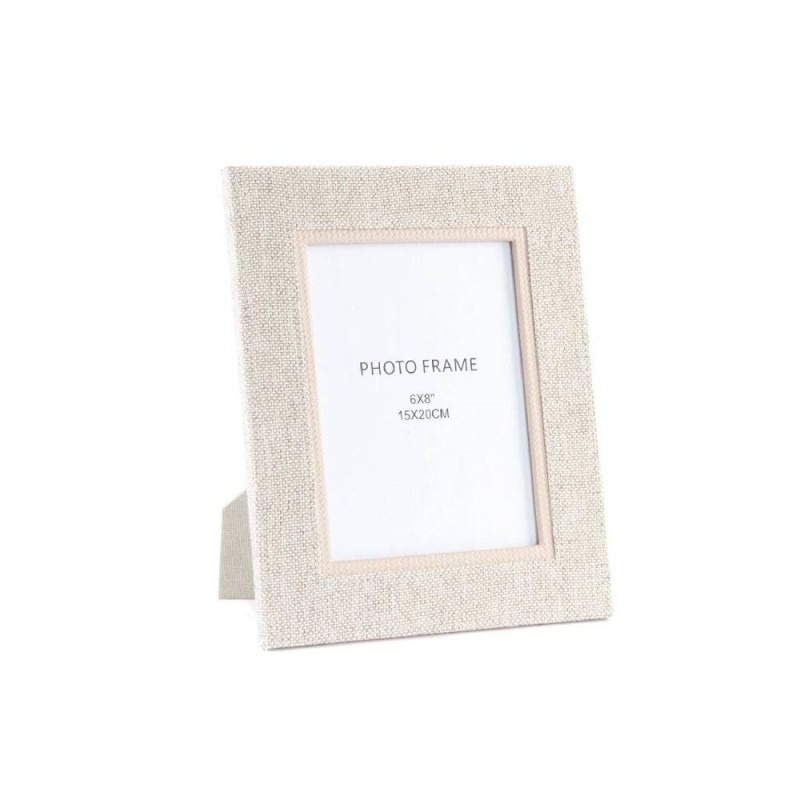 Cadre photo DKD Home Decor Lin Traditionnel (19 x 2 x 24 cm) - Article pour la maison à prix grossiste