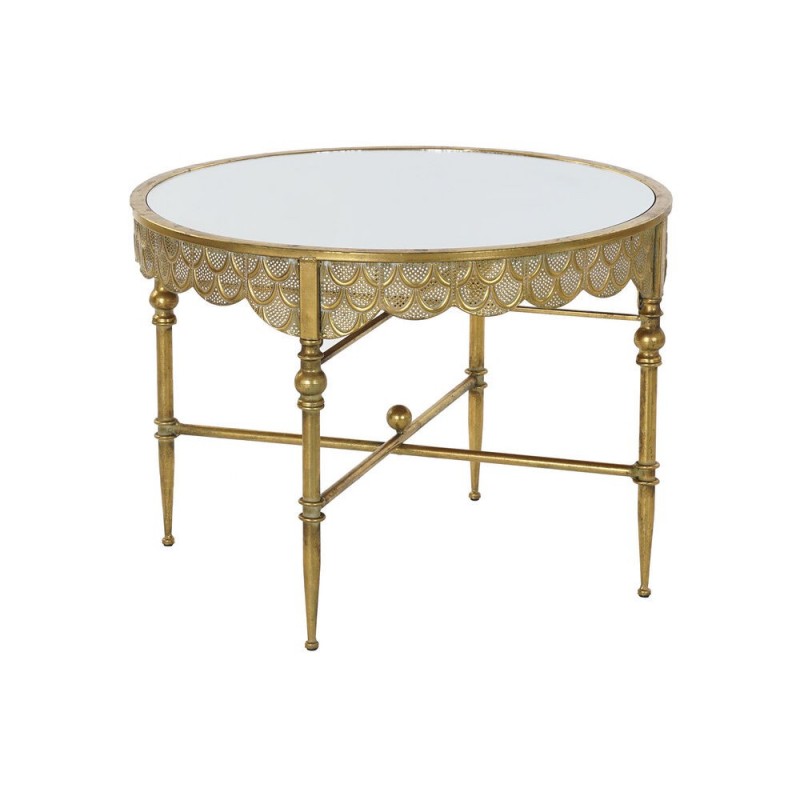 Side table DKD Home Decor Miroir Métal Cuivré Clair (62 x 62 x 44 cm) - Article for the home at wholesale prices