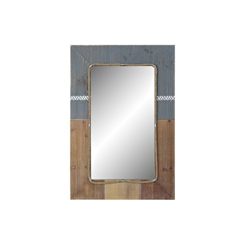 Miroir mural DKD Home Decor Bleu Blanc Sapin (60 x 3.5 x 89.5 cm) - Article pour la maison à prix de gros