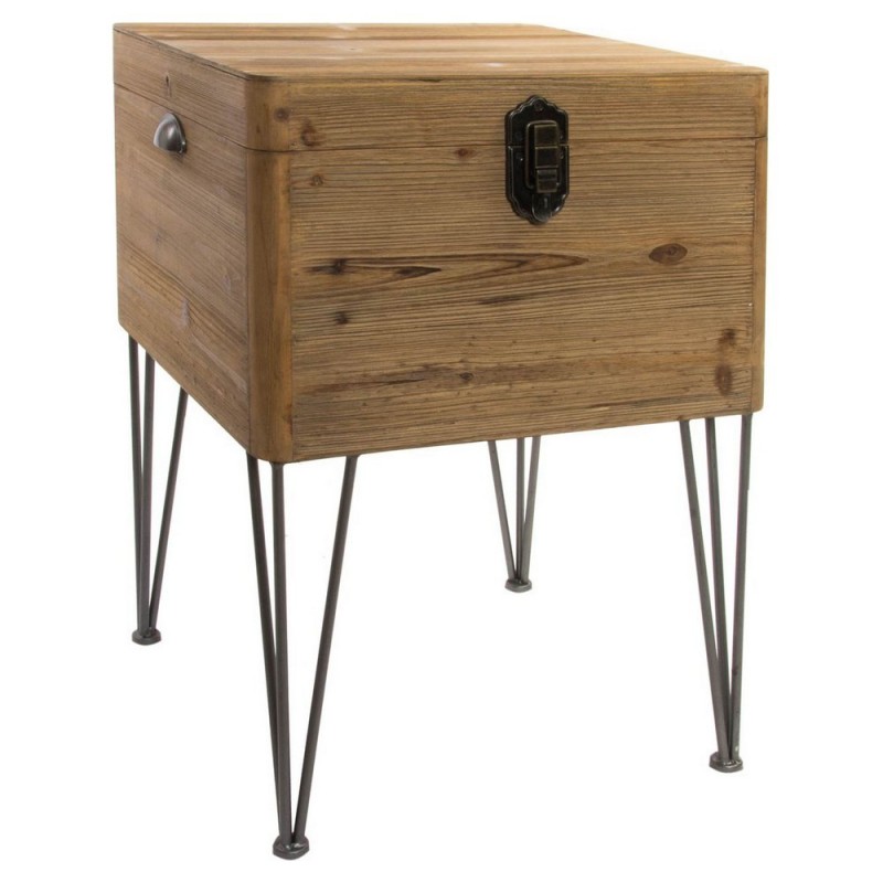 Table d'appoint DKD Home Decor Métal Bois (49 x 51 x 74 cm) - Article pour la maison à prix de gros