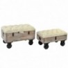 Storage Box DKD Home Decor Brown (82 x 42 x 50 cm) (2 pcs) - Article for the home at wholesale prices
