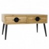 Table d'appoint DKD Home Decor Marron Noir Métal Sapin (100 x 50 x 52.5 cm) - Article pour la maison à prix de gros