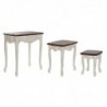 Set of 3 tables DKD Home Decor White (3 pcs) (60 x 40 x 66 cm) - Article for the home at wholesale prices