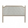 Headboard DKD Home Decor Grey Linen Rubberwood (160 x 10 x 120 cm) - Article for the home at wholesale prices