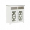 Drawer Cabinet DKD Home Decor Glass Poplar Wood (80 x 40 x 85 cm) - Article for the home at wholesale prices