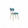 Dining Chair DKD Home Decor Blue Polyurethane Metal (51 x 46 x 76 cm) - Article for the home at wholesale prices