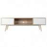 Meubles de télévision DKD Home Decor Blanc Métal Bois MDF (160 x 40 x 50 cm) - Article pour la maison à prix de gros Meubles de télévision DKD Home Decor Blanc Métal Bois MDF (160 x 40 x 50 cm) - Article pour la maison à prix de gros