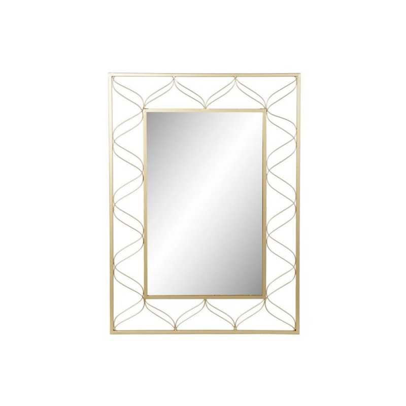 DKD Home Decor Metal wall mirror (70 x 2 x 98 cm) - Article for the home at wholesale prices