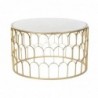 Side table DKD Home Decor Marbre Fer (87 x 87 x 51.5 cm) - Article for the home at wholesale prices