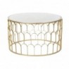 Table d'appoint DKD Home Decor Marbre Fer (87 x 87 x 51.5 cm) - Article pour la maison à prix de gros