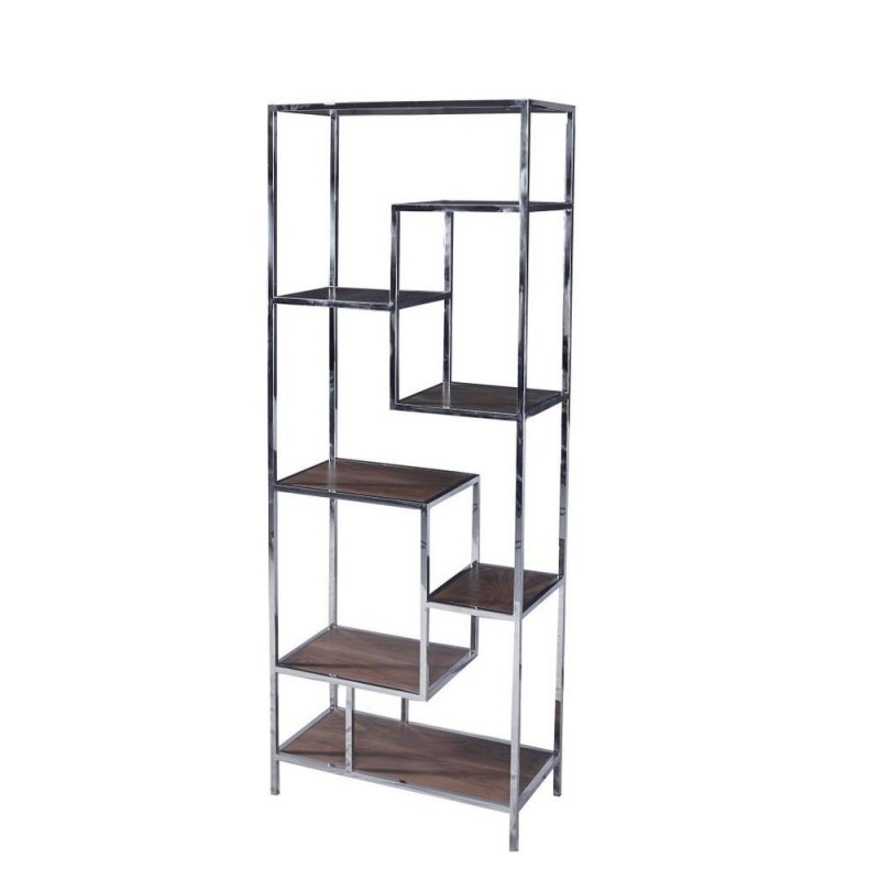 Étagère DKD Home Decor Acier Bois MDF (80 x 40 x 200 cm) à prix grossiste - Article pour la maison à prix de gros