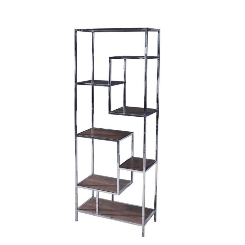 Shelf DKD Home Decor Steel Wood MDF (80 x 40 x 200 cm) - Article for the home at wholesale prices