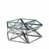 Side table DKD Home Decor Glass Steel (6 pcs) (137.5 x 120.5 x 45.4 cm) - Article for the home at wholesale prices