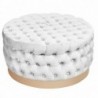 Repose-pied DKD Home Decor Blanc Polyester Bois MDF (78 x 78 x 40 cm) - Article pour la maison à prix grossiste Repose-pied DKD Home Decor Blanc Polyester Bois MDF (78 x 78 x 40 cm) - Article pour la maison à prix grossiste