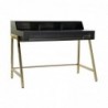 Desk DKD Home Decor Black Metal Gold Mango wood (125 x 74 x 93.5 cm) - Article for the home at wholesale prices